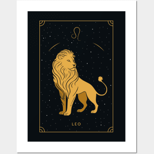 Leo Tarot card Posters and Art